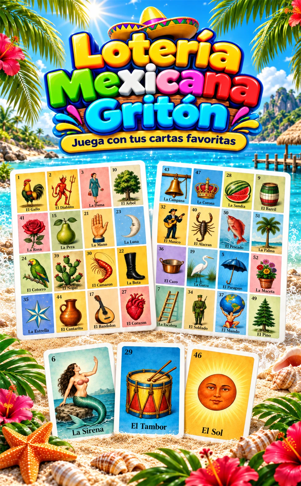 Lotería Mexicana Gritón 2026 screenshot