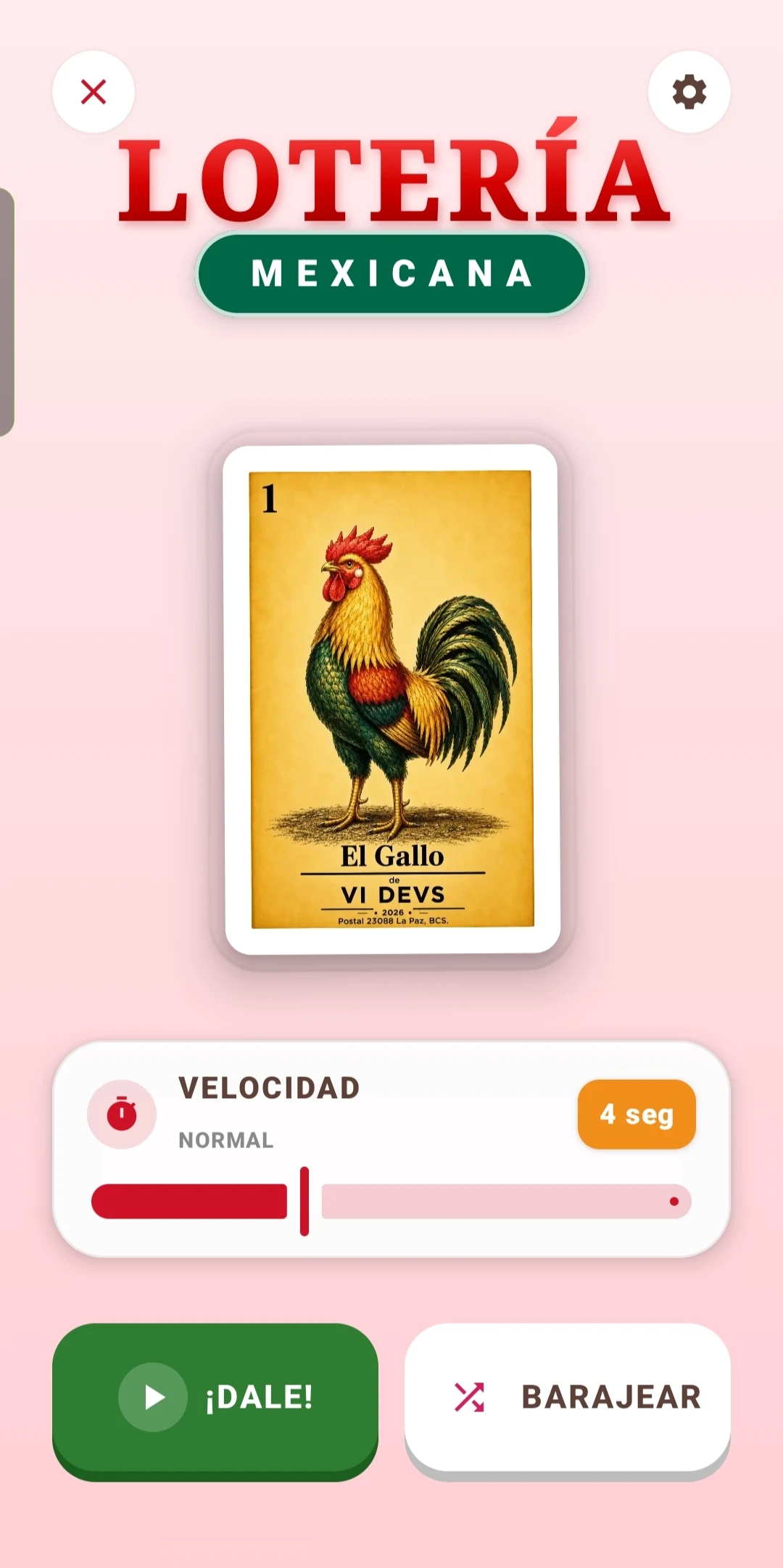 Lotería Mexicana Gritón 2026 screenshot